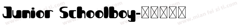 Junior Schoolboy字体转换